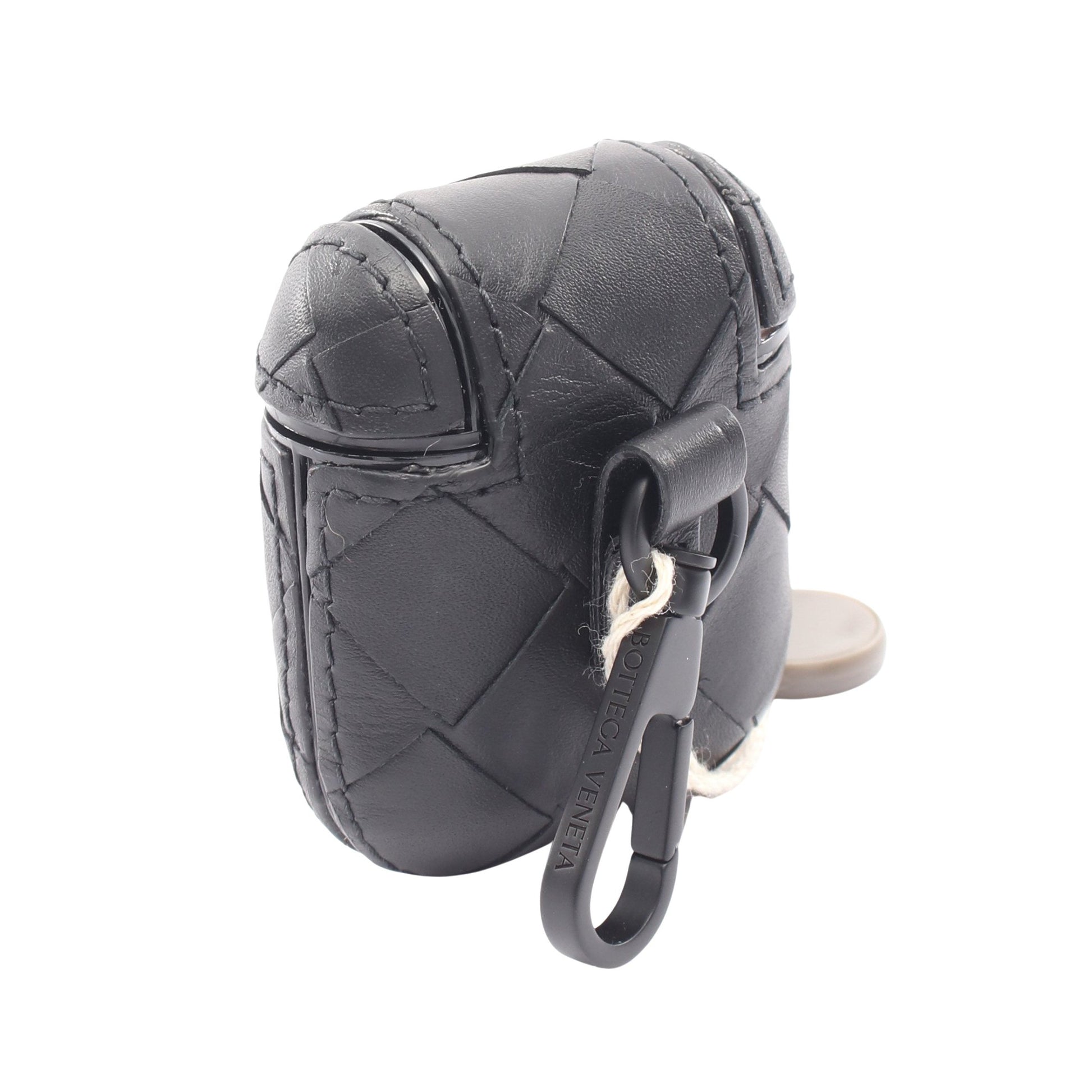 イントレチャート AirPodsケース イヤホンケース レザー ブラック ボッテガヴェネタ 財布・小物 BOTTEGA VENETA