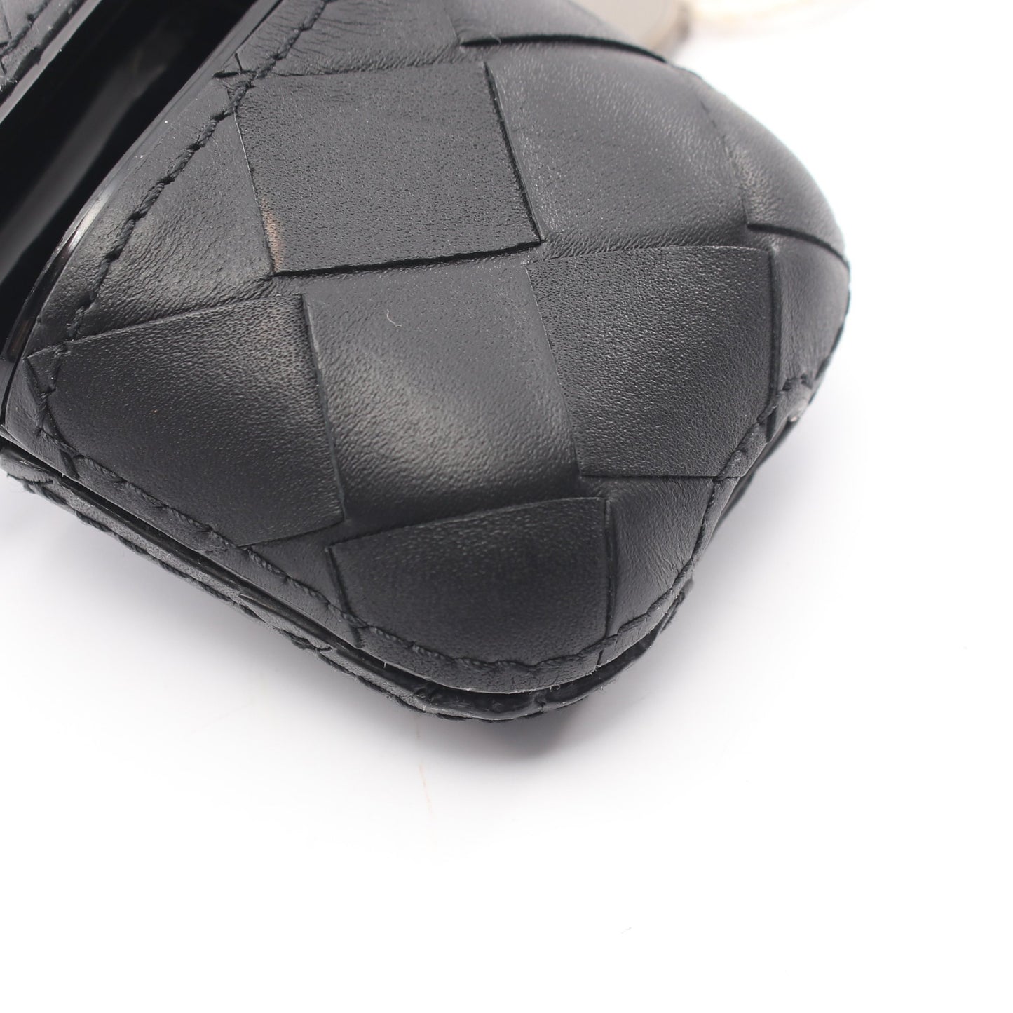 イントレチャート AirPodsケース イヤホンケース レザー ブラック ボッテガヴェネタ 財布・小物 BOTTEGA VENETA