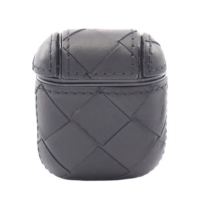 イントレチャート AirPodsケース イヤホンケース レザー ブラック ボッテガヴェネタ 財布・小物 BOTTEGA VENETA