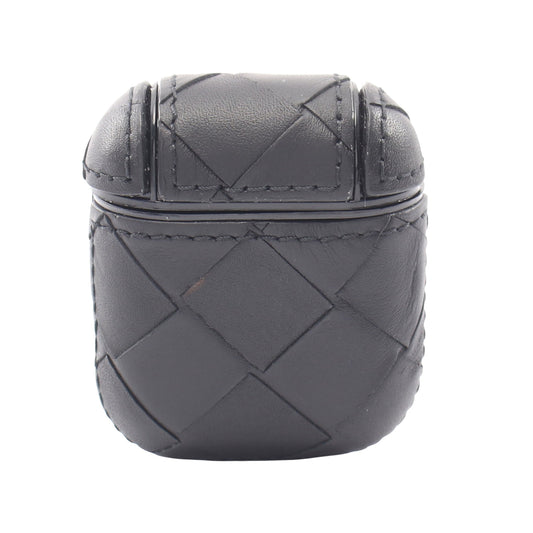 イントレチャート AirPodsケース イヤホンケース レザー ブラック ボッテガヴェネタ 財布・小物 BOTTEGA VENETA