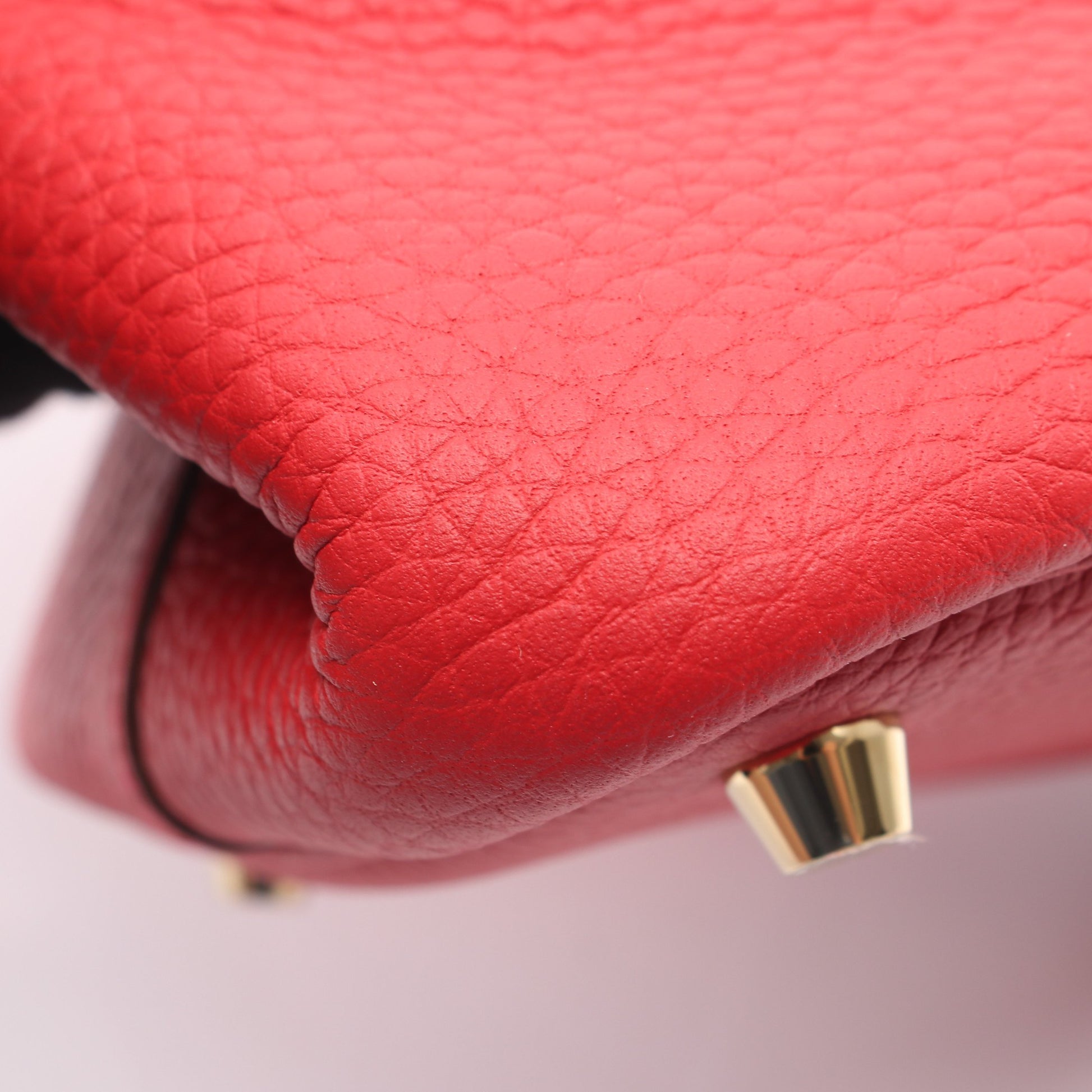 ピコタンロックPM ヴァーミリオン ハンドバッグ トリヨンクレマンス レッド ゴールド金具 W刻印 エルメス バッグ HERMES