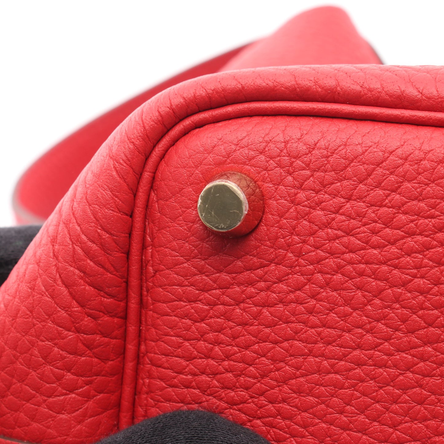 ピコタンロックPM ヴァーミリオン ハンドバッグ トリヨンクレマンス レッド ゴールド金具 W刻印 エルメス バッグ HERMES