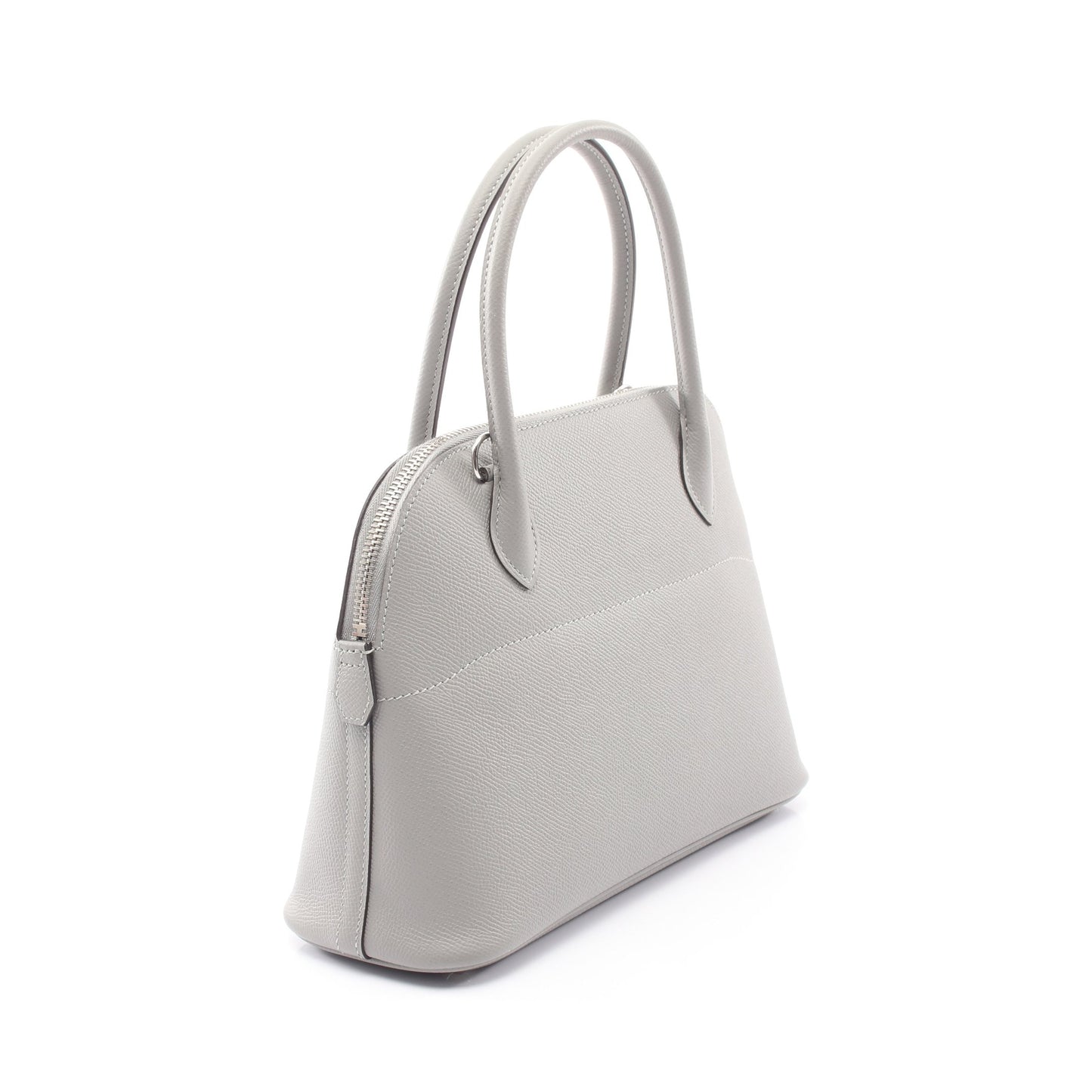 ボリード27 グリムエット 2WAY ハンドバッグ ヴォーエプソン グレー シルバー金具 X刻印 エルメス バッグ HERMES