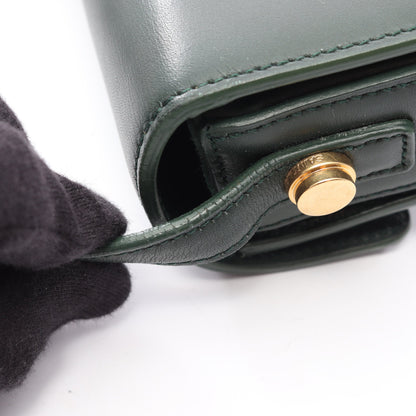 クラシック ルル ショルダーバッグ レザー ダークグリーン サンローランパリ バッグ SAINT LAURENT PARIS
