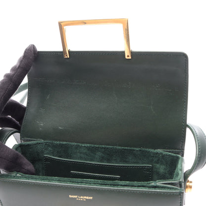 クラシック ルル ショルダーバッグ レザー ダークグリーン サンローランパリ バッグ SAINT LAURENT PARIS