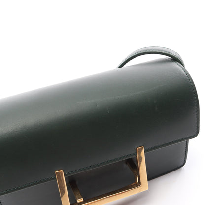 クラシック ルル ショルダーバッグ レザー ダークグリーン サンローランパリ バッグ SAINT LAURENT PARIS