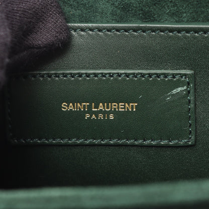 クラシック ルル ショルダーバッグ レザー ダークグリーン サンローランパリ バッグ SAINT LAURENT PARIS