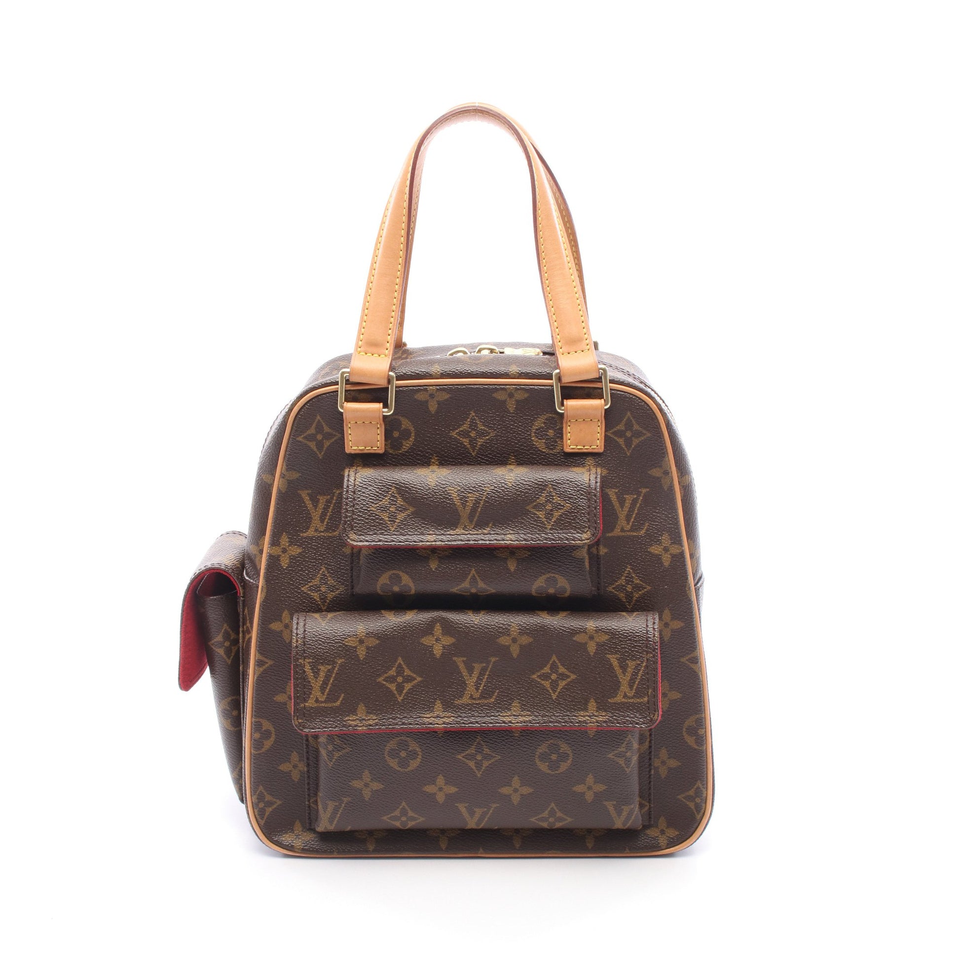 エクサントリシテ モノグラム ハンドバッグ PVC レザー ブラウン ルイヴィトン バッグ LOUIS VUITTON
