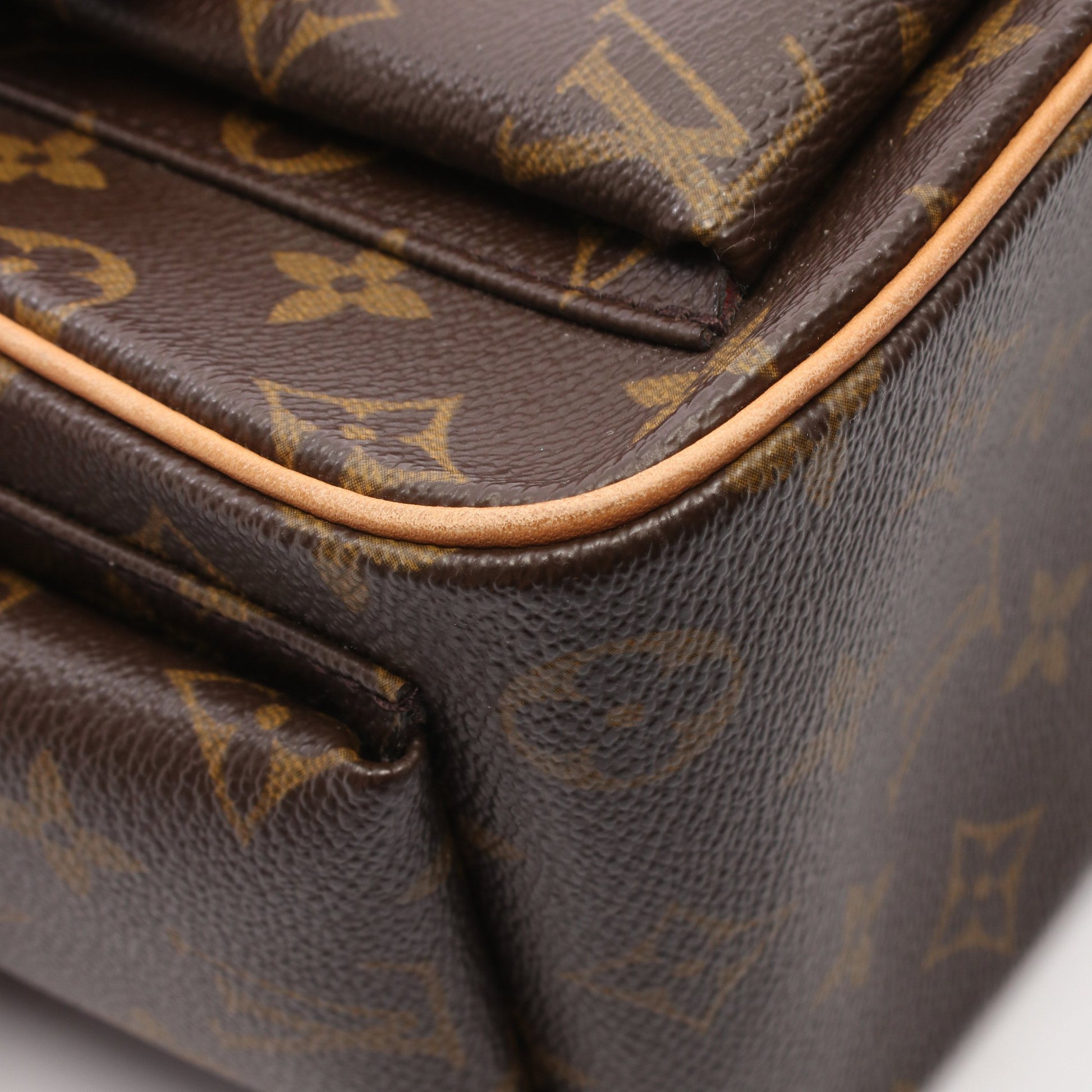 エクサントリシテ モノグラム ハンドバッグ PVC レザー ブラウン ルイヴィトン バッグ LOUIS VUITTON