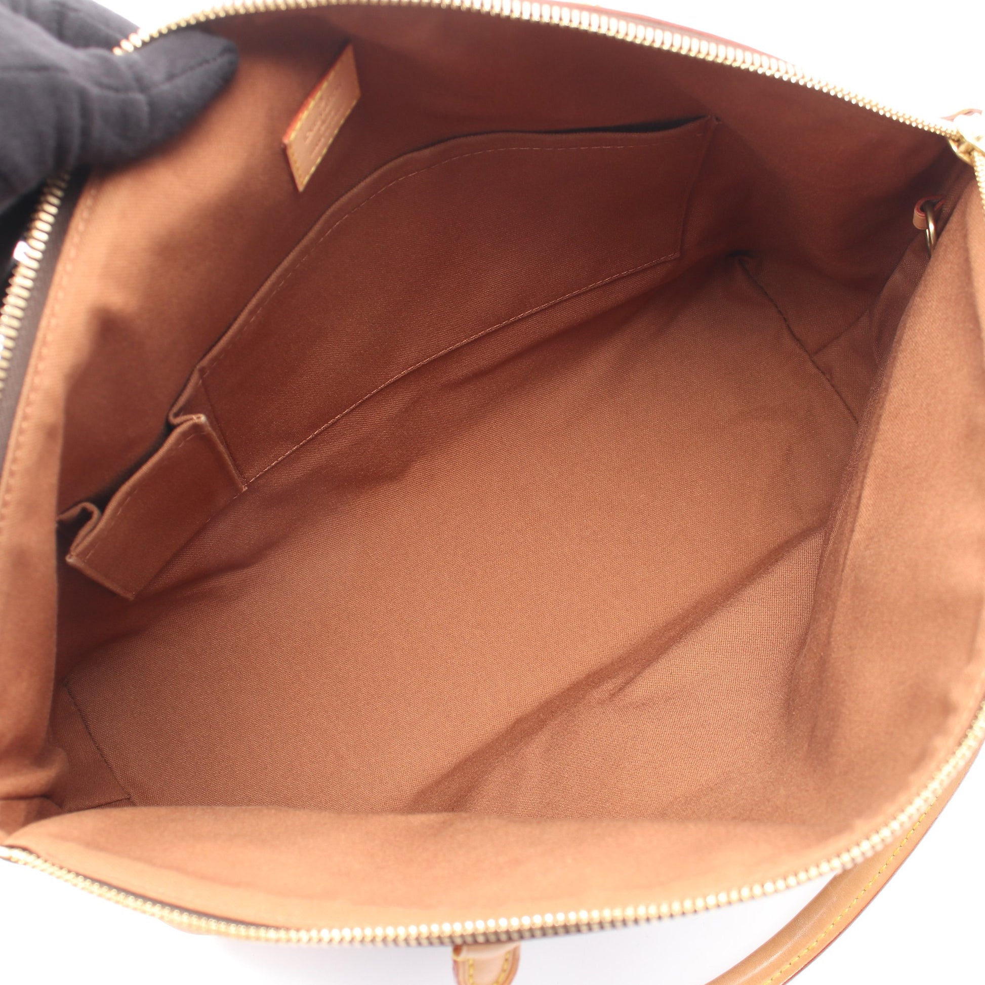 ロックイットオリゾンタル モノグラム ハンドバッグ トートバッグ PVC レザー ブラウン ルイヴィトン バッグ LOUIS VUITTON