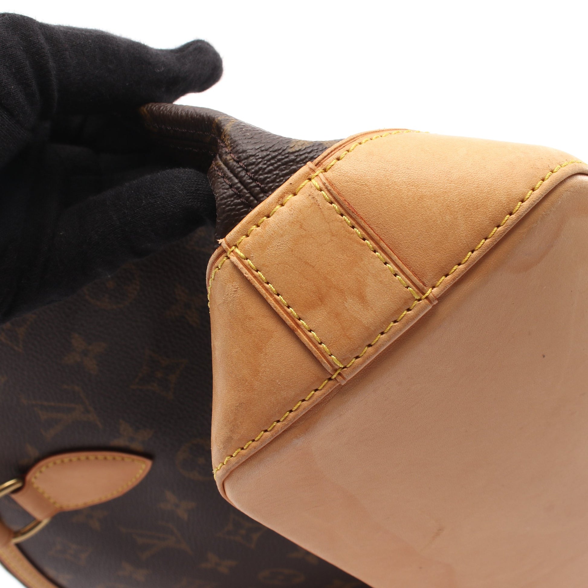 ロックイットオリゾンタル モノグラム ハンドバッグ トートバッグ PVC レザー ブラウン ルイヴィトン バッグ LOUIS VUITTON