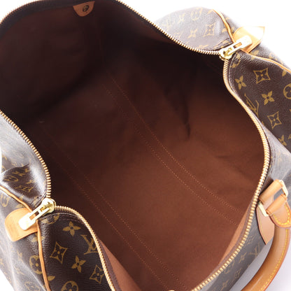 キーポル50 モノグラム ボストンバッグ PVC レザー ブラウン ルイヴィトン バッグ LOUIS VUITTON
