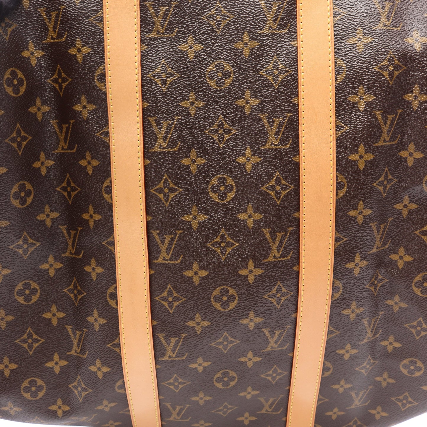 キーポル50 モノグラム ボストンバッグ PVC レザー ブラウン ルイヴィトン バッグ LOUIS VUITTON