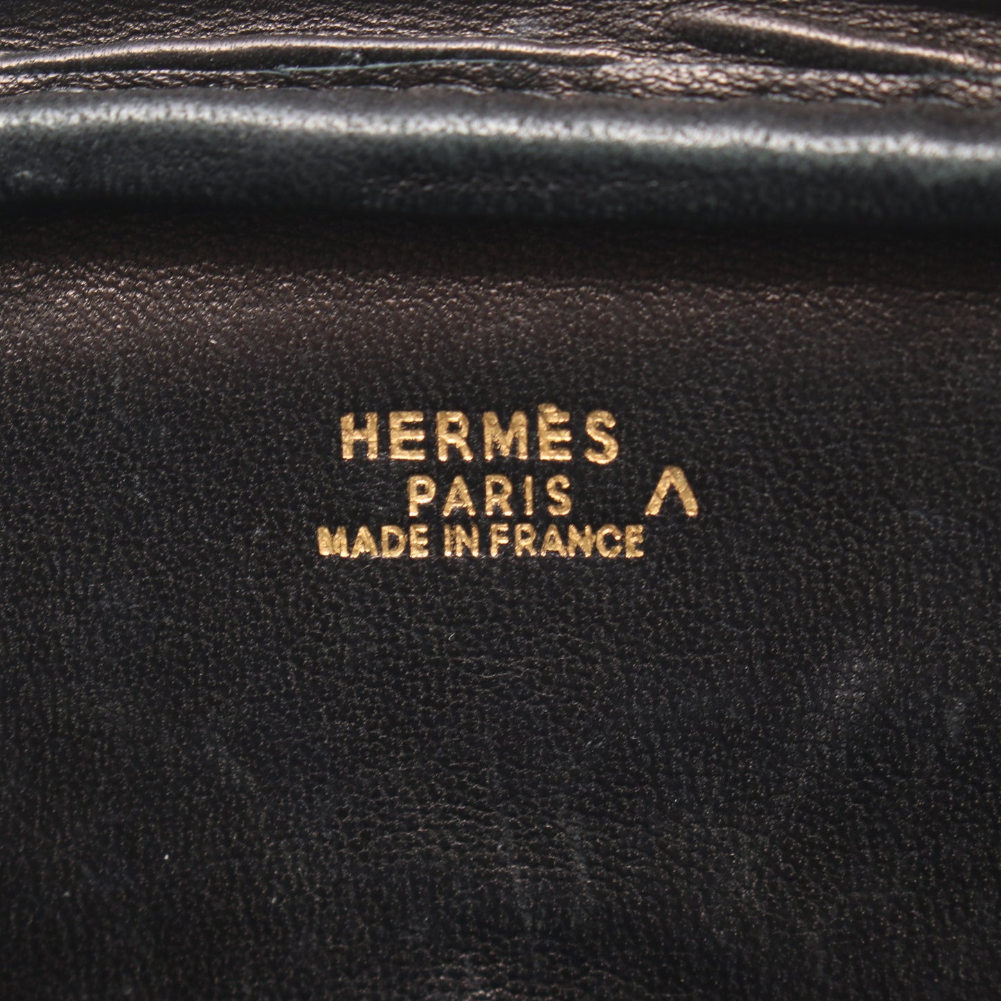 プリュムエラン28 ハンドバッグ ポロサス ブラック ゴールド金具 □D刻印 エルメス バッグ HERMES