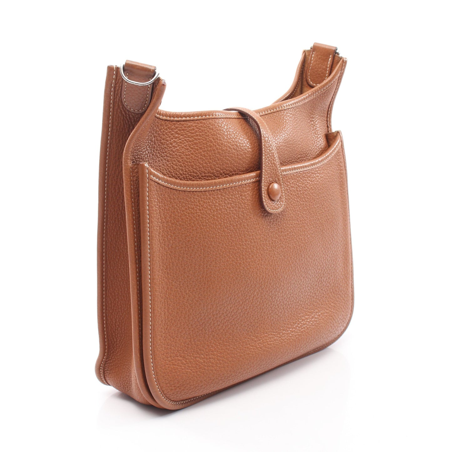 エヴリン 3 トロワ PM ゴールド ショルダーバッグ トリヨンクレマンス ブラウン シルバー金具 □L刻印 エルメス バッグ HERMES