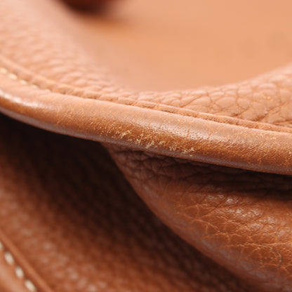 エヴリン 3 トロワ PM ゴールド ショルダーバッグ トリヨンクレマンス ブラウン シルバー金具 □L刻印 エルメス バッグ HERMES
