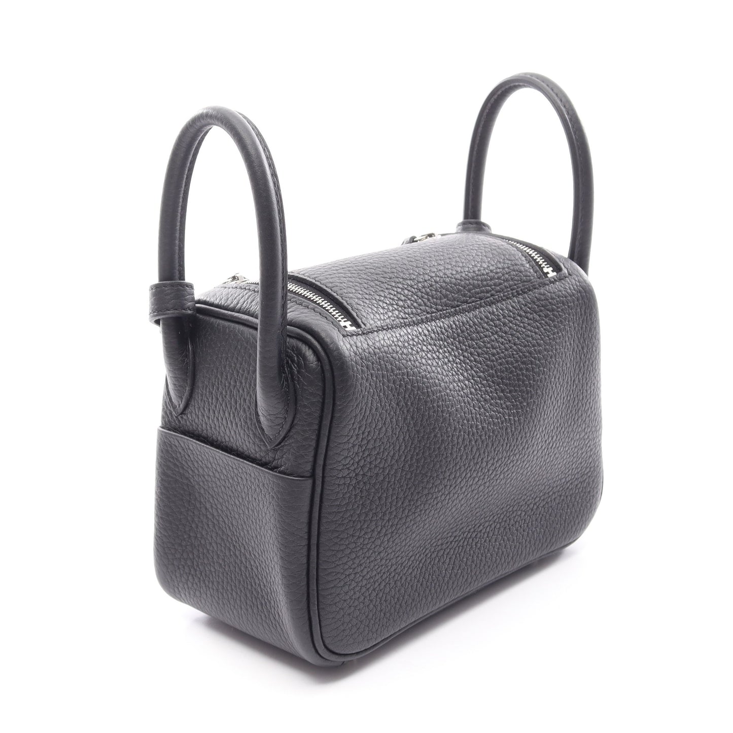 リンディ ミニ 2WAY ショルダーバッグ トリヨンクレマンス ブラック シルバー金具 K刻印 エルメス バッグ HERMES
