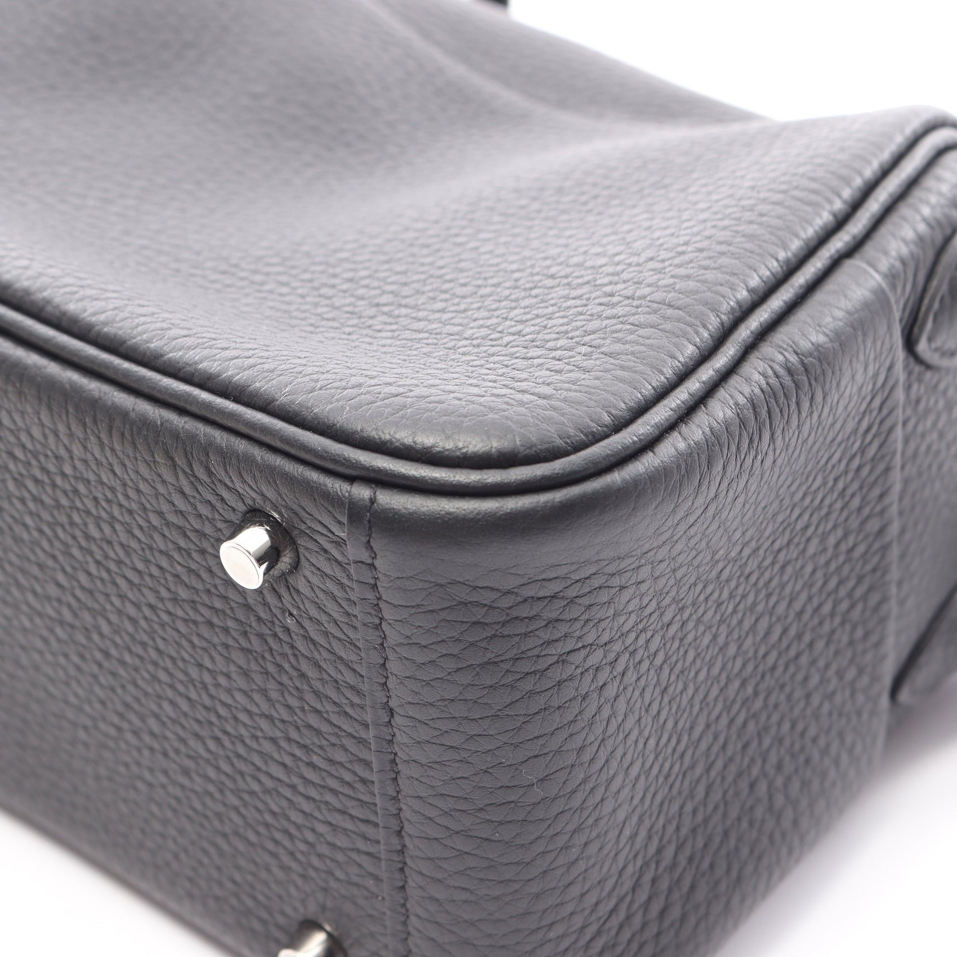 リンディ ミニ 2WAY ショルダーバッグ トリヨンクレマンス ブラック シルバー金具 K刻印 エルメス バッグ HERMES