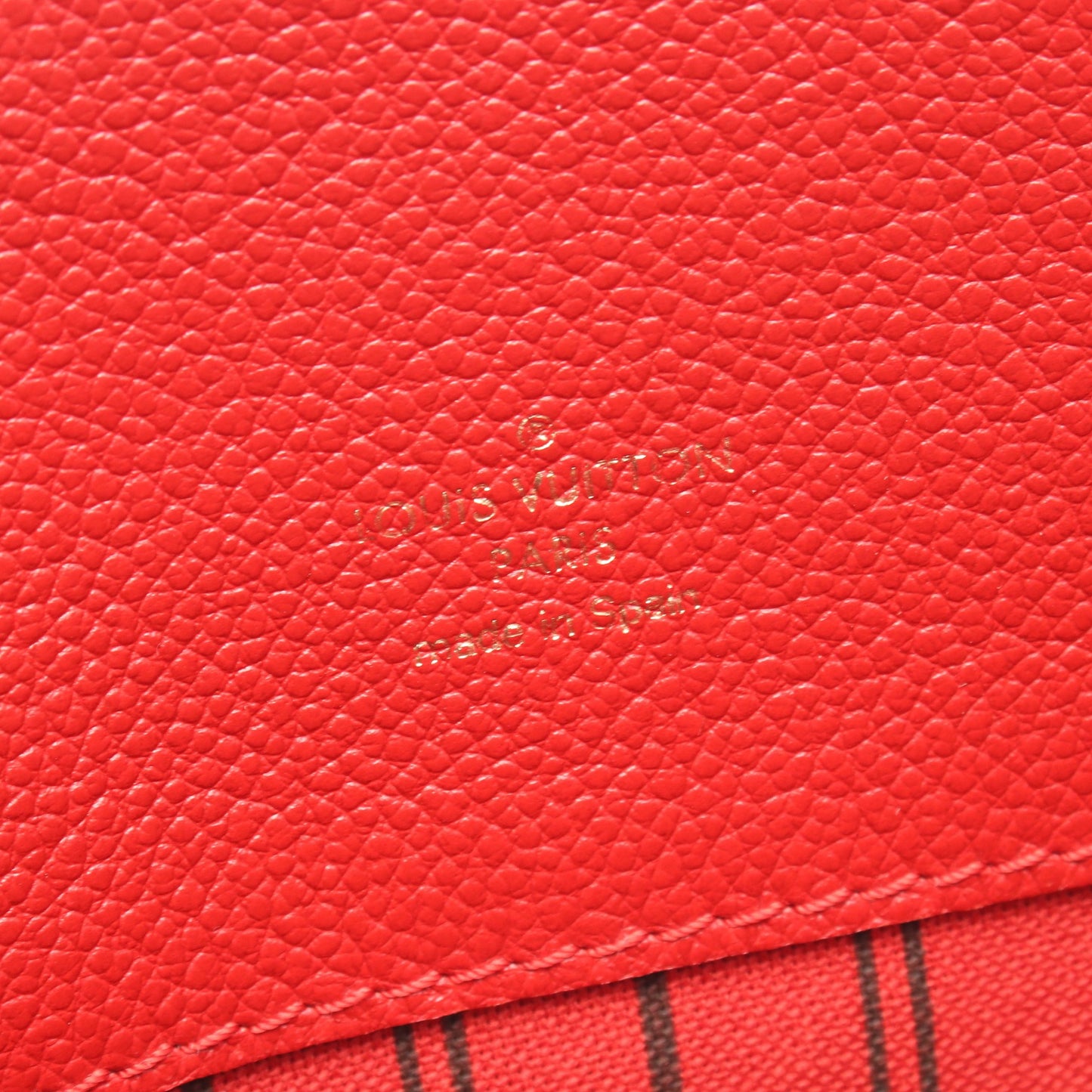 バガテル モノグラムアンプラント アプリコ ワンショルダーバッグ レザー レッド ブラック ルイヴィトン バッグ LOUIS VUITTON