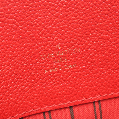 バガテル モノグラムアンプラント アプリコ ワンショルダーバッグ レザー レッド ブラック ルイヴィトン バッグ LOUIS VUITTON