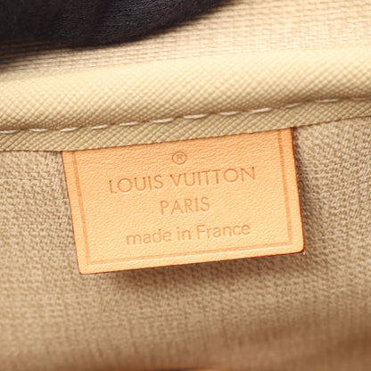 ドーヴィル ボーリングヴァニティ モノグラム ハンドバッグ PVC レザー ブラウン ルイヴィトン バッグ LOUIS VUITTON