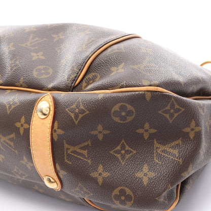 ガリエラGM モノグラム ショルダーバッグ PVC レザー ブラウン ルイヴィトン バッグ LOUIS VUITTON