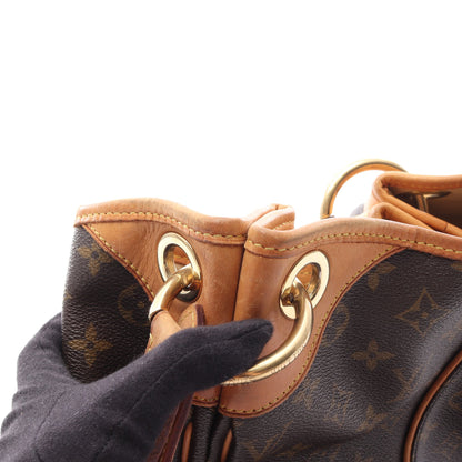ガリエラGM モノグラム ショルダーバッグ PVC レザー ブラウン ルイヴィトン バッグ LOUIS VUITTON