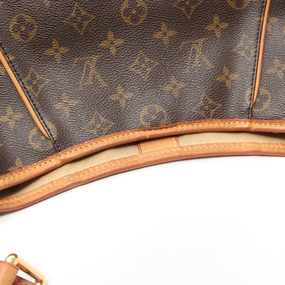 ガリエラGM モノグラム ショルダーバッグ PVC レザー ブラウン ルイヴィトン バッグ LOUIS VUITTON