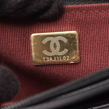 マトラッセ チェーンウォレット ラムスキン ブラック ゴールド金具 シャネル バッグ CHANEL