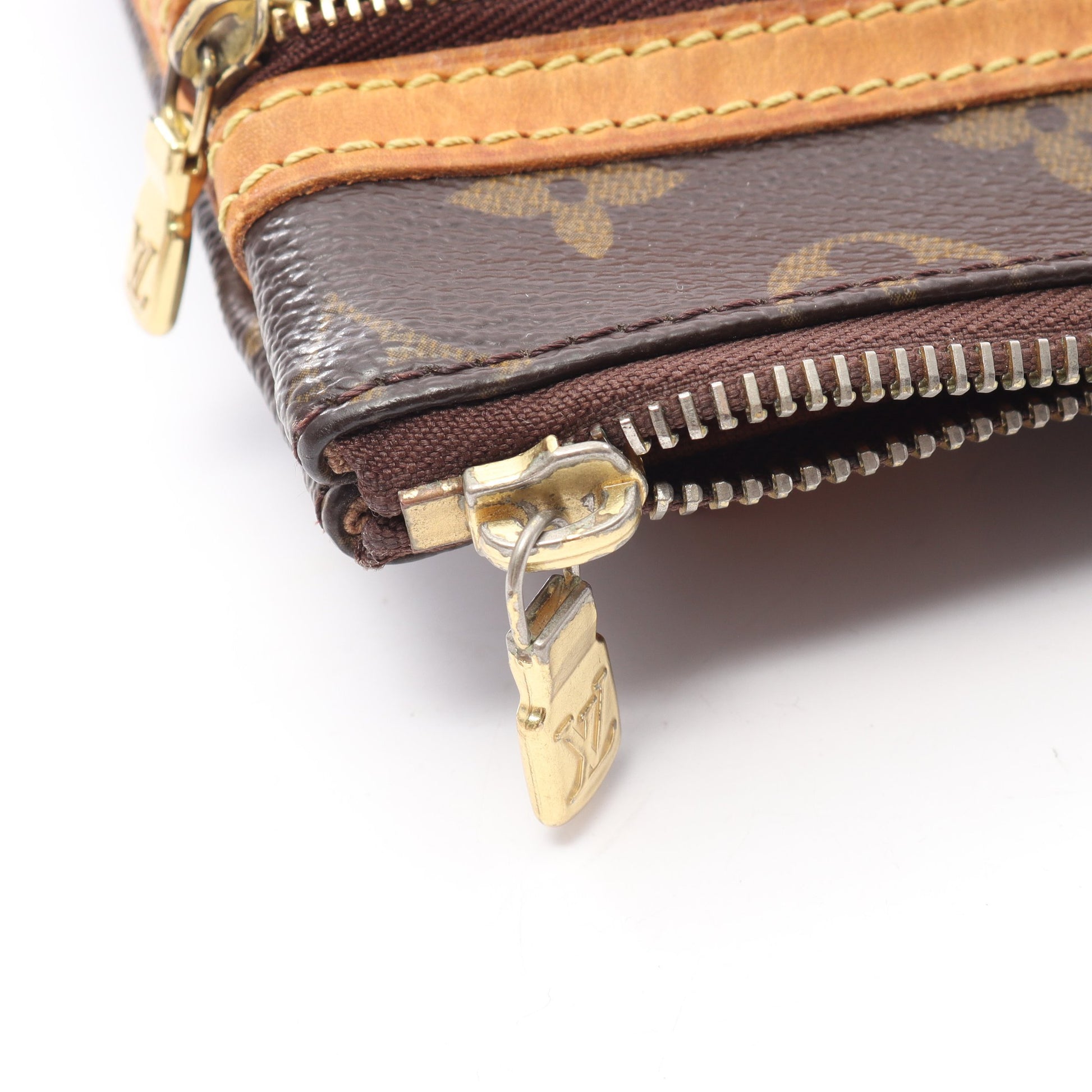 ポシェットボスフォール モノグラム ショルダーバッグ PVC レザー ブラウン ルイヴィトン バッグ LOUIS VUITTON