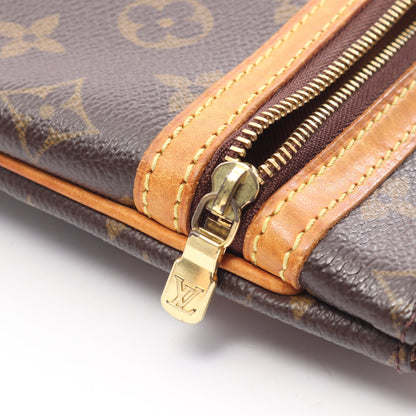 ポシェットボスフォール モノグラム ショルダーバッグ PVC レザー ブラウン ルイヴィトン バッグ LOUIS VUITTON