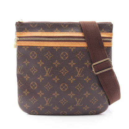ポシェットボスフォール モノグラム ショルダーバッグ PVC レザー ブラウン ルイヴィトン バッグ LOUIS VUITTON