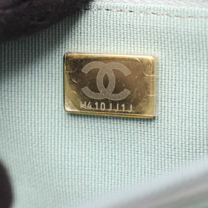 マトラッセ チェーンウォレット キャビアスキン ライトグリーン ゴールド金具 シャネル バッグ CHANEL