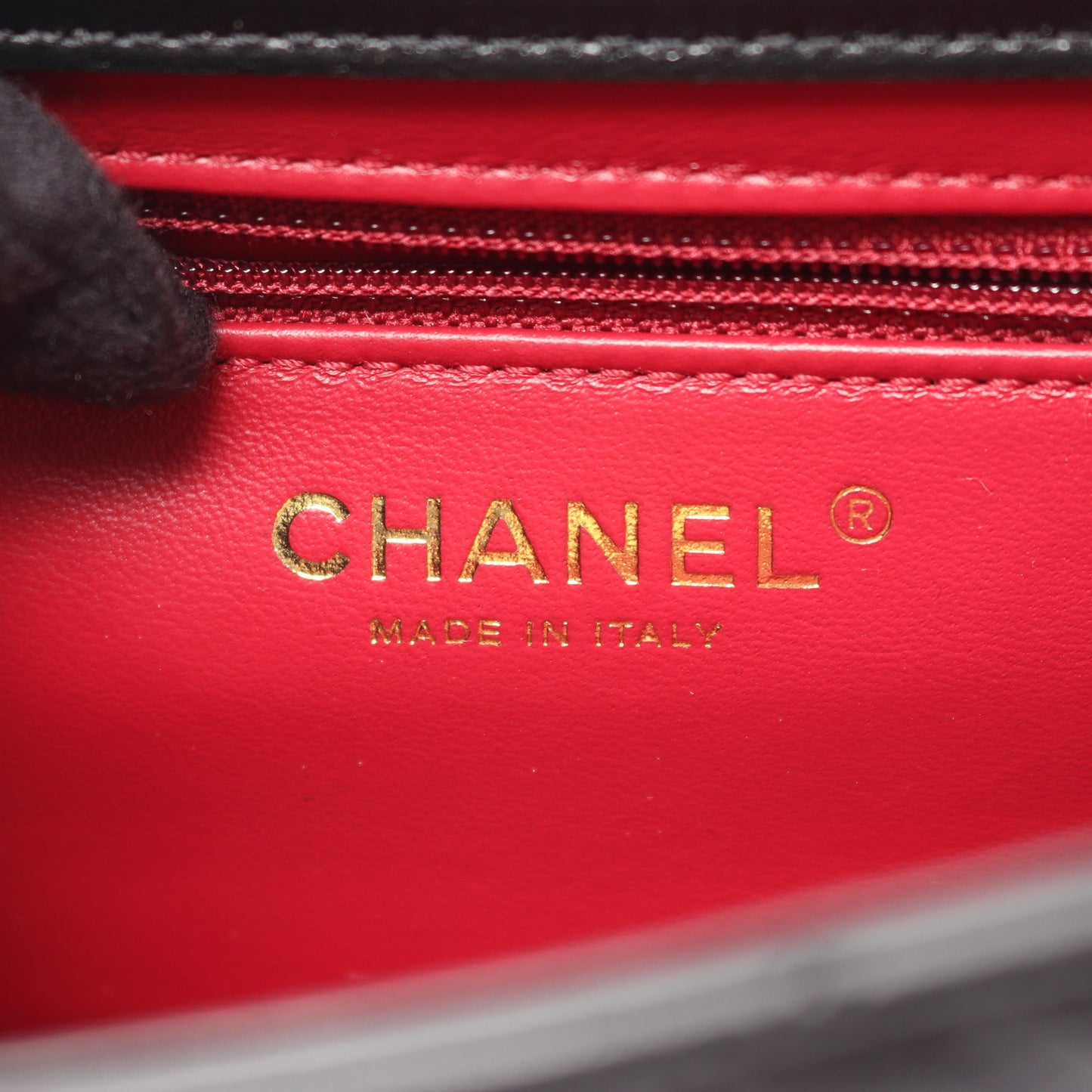マトラッセ チェーンショルダーバッグ ラムスキン ブラック ゴールド金具 シャネル バッグ CHANEL
