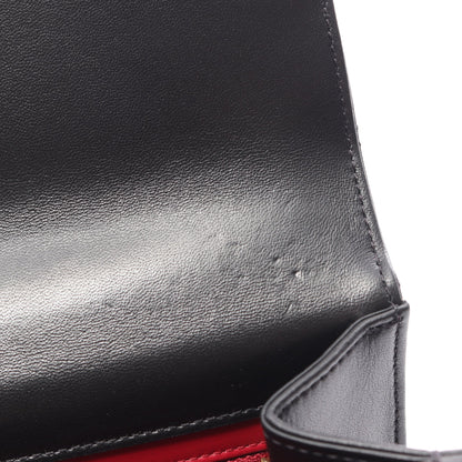 マトラッセ チェーンショルダーバッグ ラムスキン ブラック ゴールド金具 シャネル バッグ CHANEL