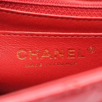 2.55 Wチェーンショルダーバッグ エイジドカーフスキン レッド ゴールド金具 シャネル バッグ CHANEL
