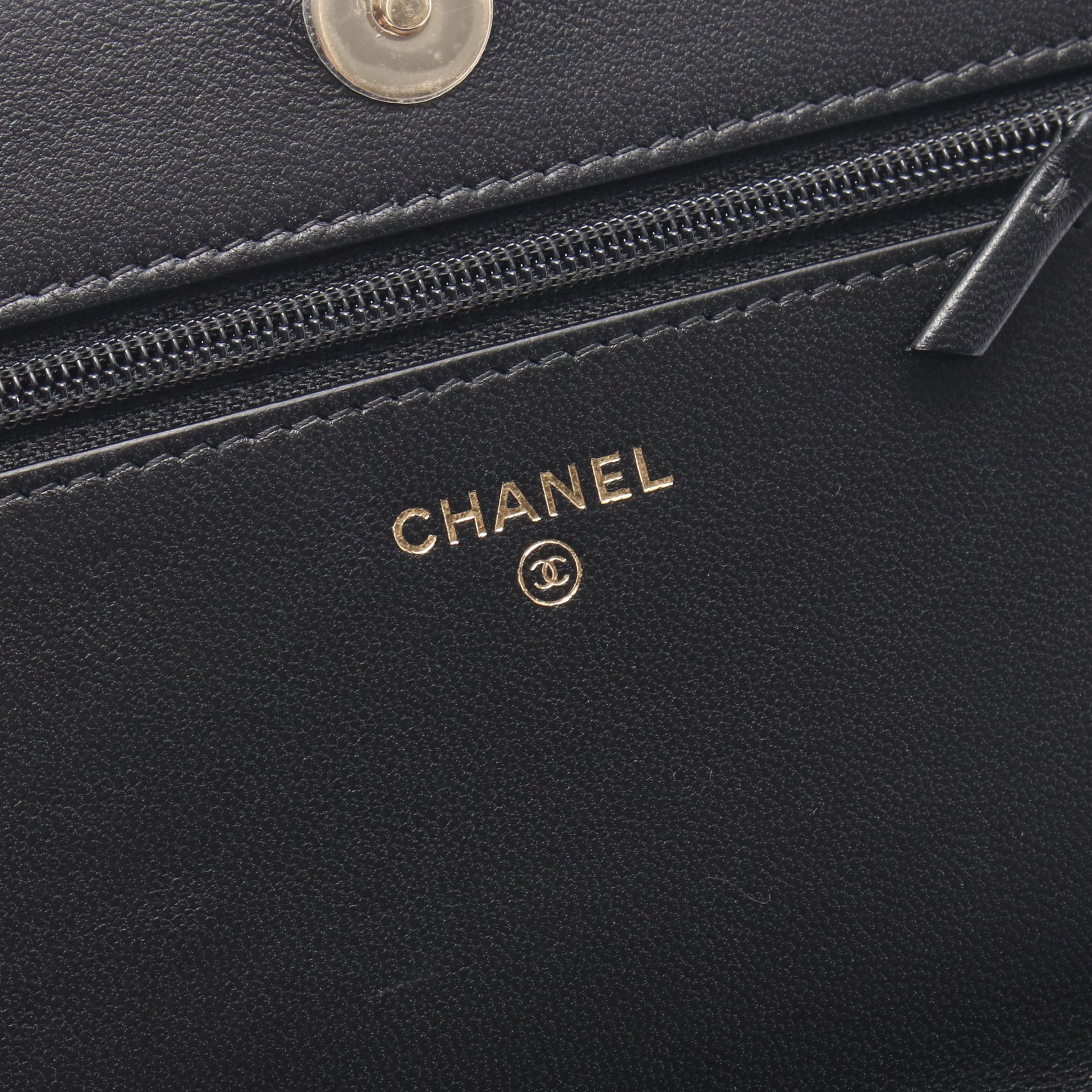 マトラッセ アイコンチャーム チェーンウォレット ラムスキン ブラック ゴールド金具 シャネル バッグ CHANEL