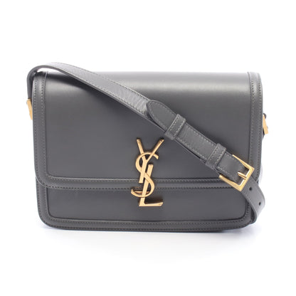 ソルフェリーノ ショルダーバッグ レザー グレー サンローランパリ バッグ SAINT LAURENT PARIS
