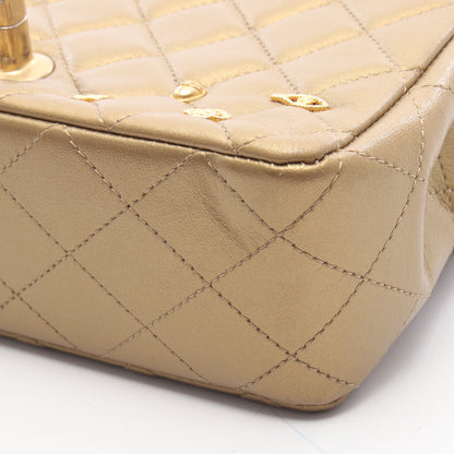 ミニマトラッセ20 チェーンショルダーバッグ レザー ゴールド ゴールド金具 シャネル バッグ CHANEL