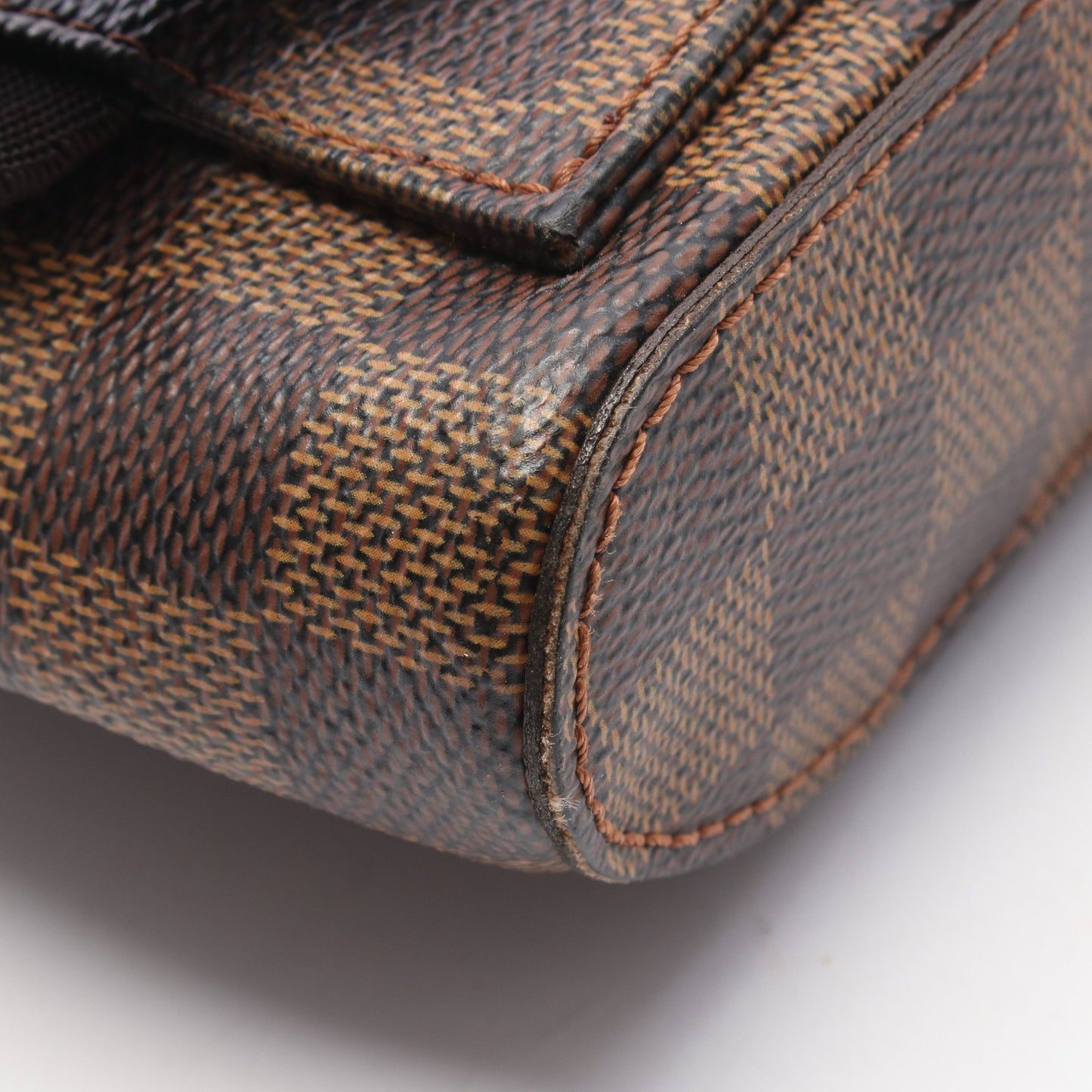 ジェロニモス ダミエエベヌ ボディバッグ PVC ブラウン ルイヴィトン バッグ LOUIS VUITTON