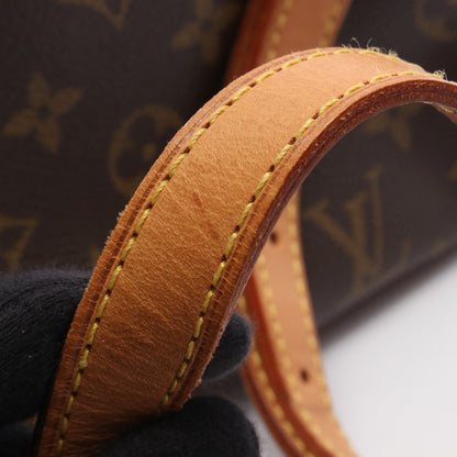 ヴィバシテPM モノグラム ショルダーバッグ PVC レザー ブラウン ルイヴィトン バッグ LOUIS VUITTON