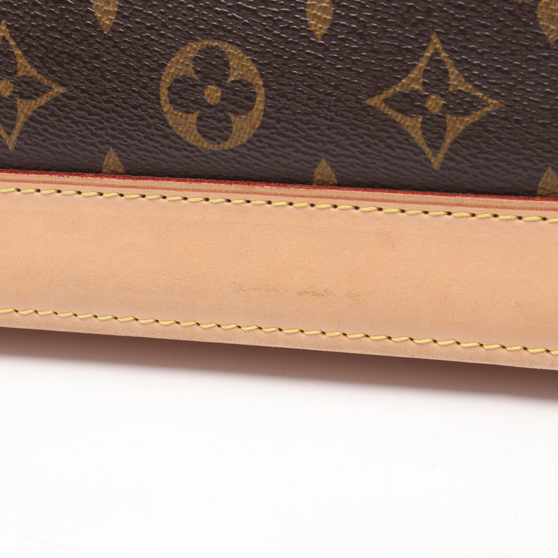 アルマ モノグラム ハンドバッグ PVC レザー ブラウン ルイヴィトン バッグ LOUIS VUITTON