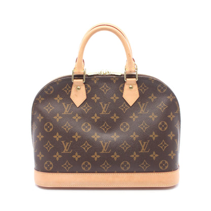 アルマ モノグラム ハンドバッグ PVC レザー ブラウン ルイヴィトン バッグ LOUIS VUITTON