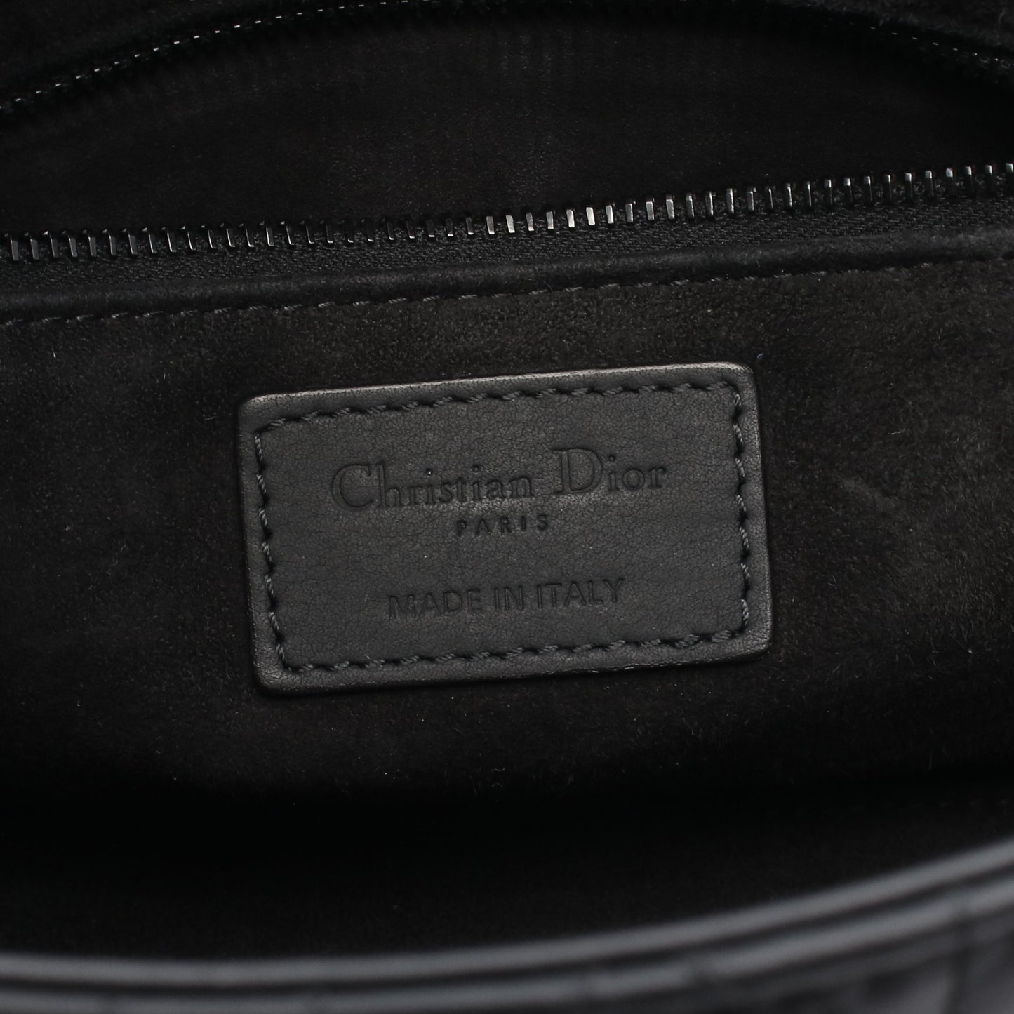 LADY DIOR MY ABCDIOR レディディオール スモール カナージュ 2WAY ハンドバッグ レザー ブラック クリスチャンディオール バッグ Christian Dior