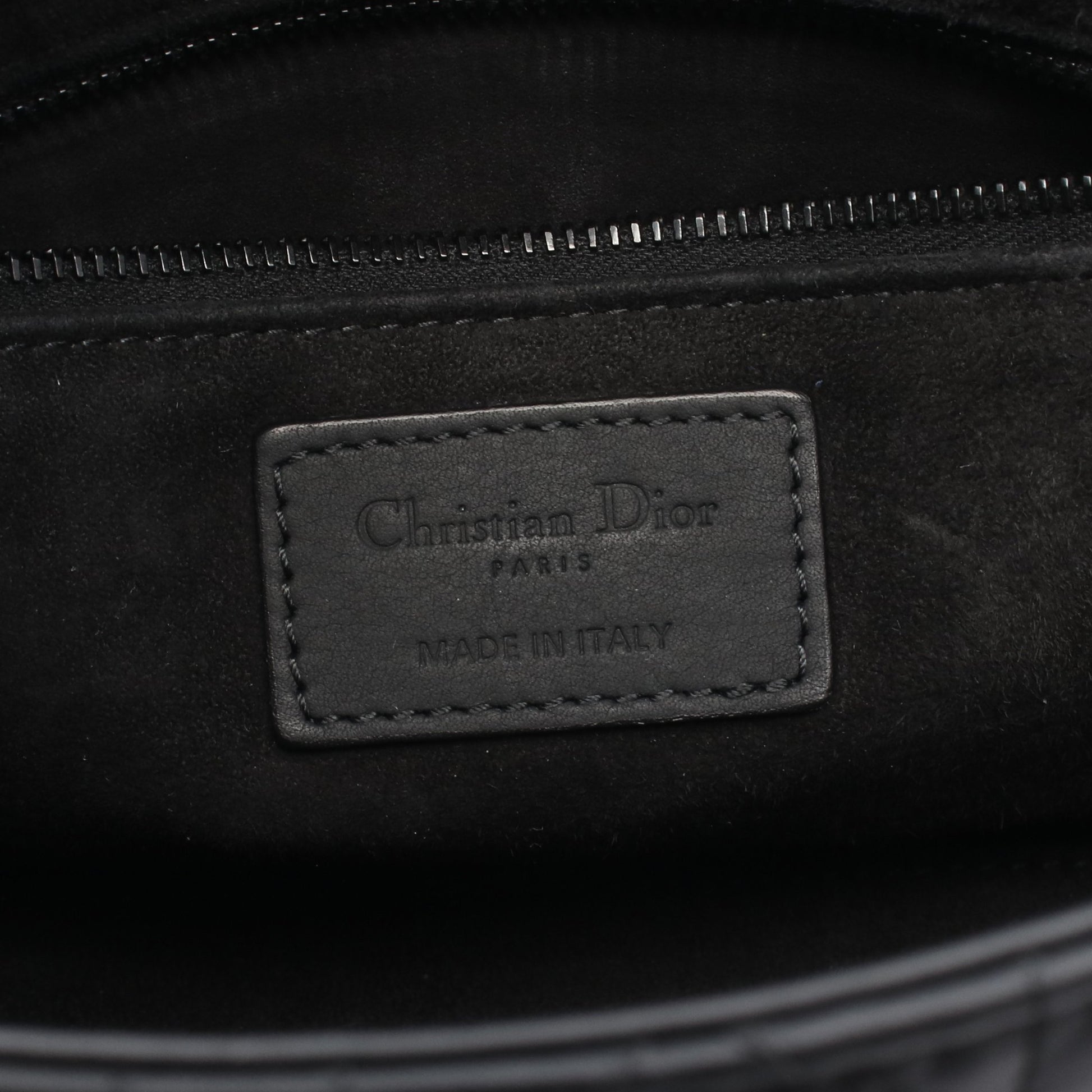 LADY DIOR MY ABCDIOR レディディオール スモール カナージュ 2WAY ハンドバッグ レザー ブラック クリスチャンディオール バッグ Christian Dior