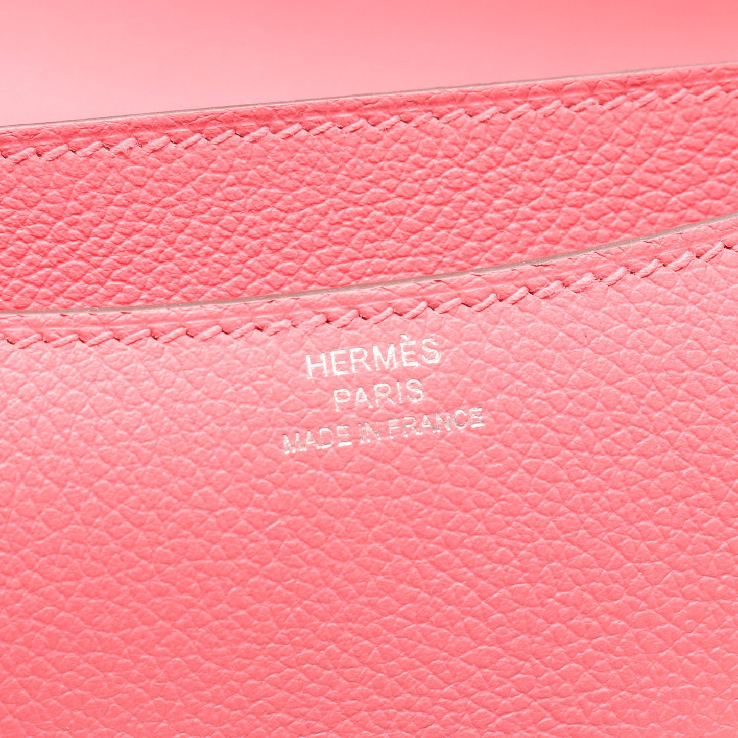 コンスタンス3 ミニ ローズアザレ ショルダーバッグ エバーカラー ピンク シルバー金具 C刻印 エルメス バッグ HERMES