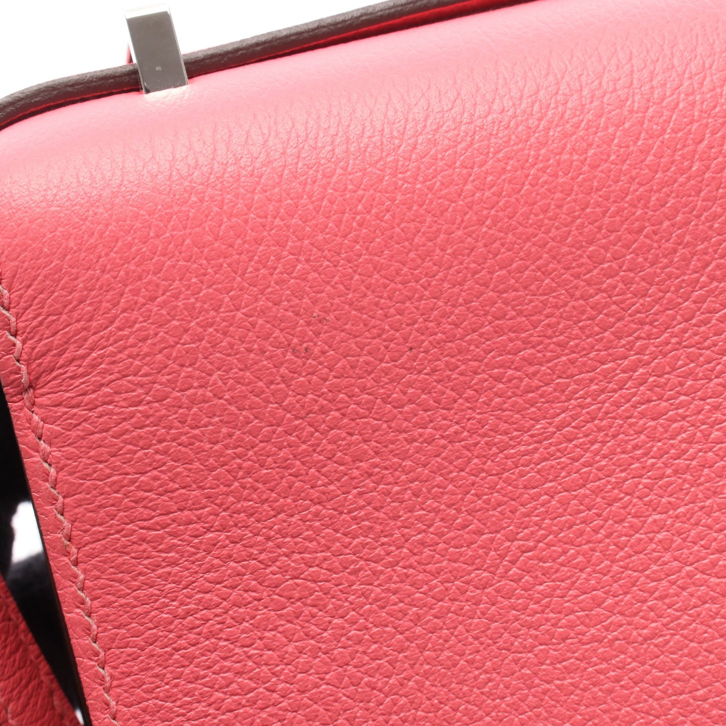 コンスタンス3 ミニ ローズアザレ ショルダーバッグ エバーカラー ピンク シルバー金具 C刻印 エルメス バッグ HERMES