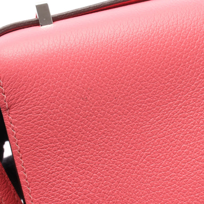 コンスタンス3 ミニ ローズアザレ ショルダーバッグ エバーカラー ピンク シルバー金具 C刻印 エルメス バッグ HERMES