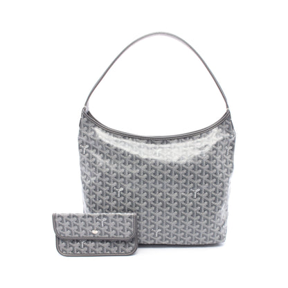 ボエム ホーボーバッグ ワンショルダーバッグ コーティングキャンバス レザー グレー ホワイト ゴヤール バッグ GOYARD