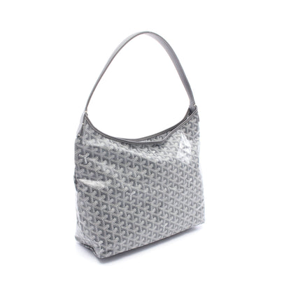 ボエム ホーボーバッグ ワンショルダーバッグ コーティングキャンバス レザー グレー ホワイト ゴヤール バッグ GOYARD